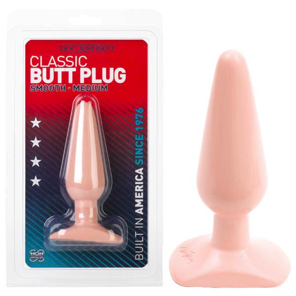 Classic Butt Plug - Flesh 14 cm (5.5'') Medium Smooth Butt Plug - 0244-02-CD