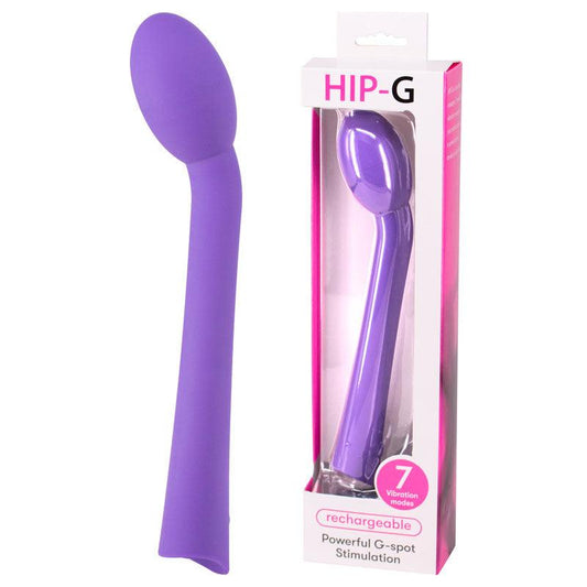 Hip G Rechargeable - Purple USB Rechargeable Vibrator - 13-109APU8-BX