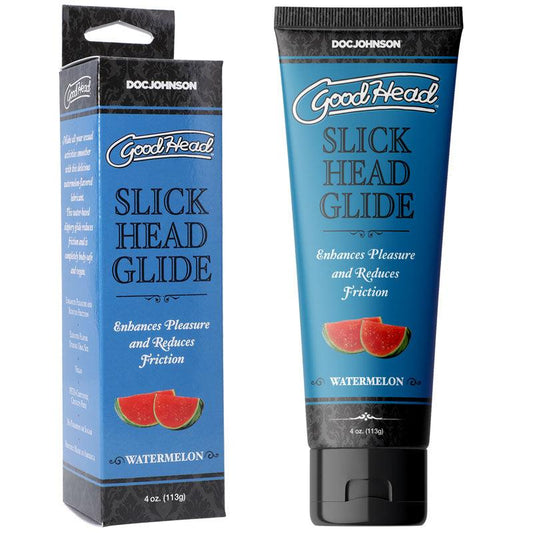 GoodHead Slick Head Glide - Watermelon - Watermelon Flavoured Lubricant - 120 ml Tube - 1361-05-BX