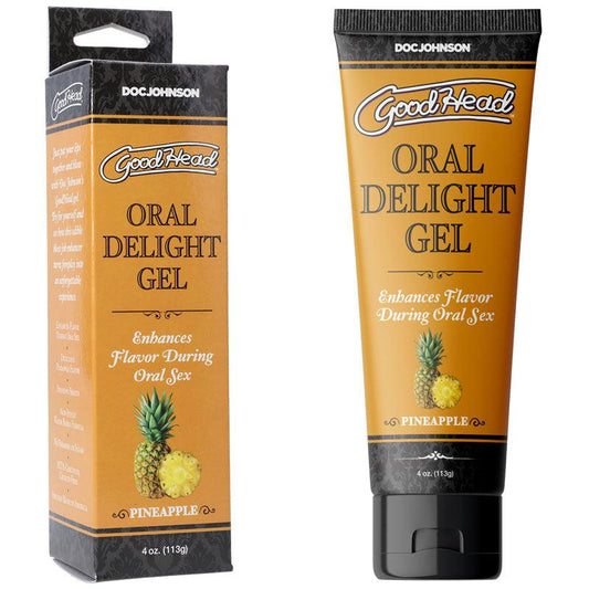 GoodHead Oral Delight Gel - Pineapple - Pineapple Flavoured Oral Gel - 120 ml Tube - 1361-10-BX