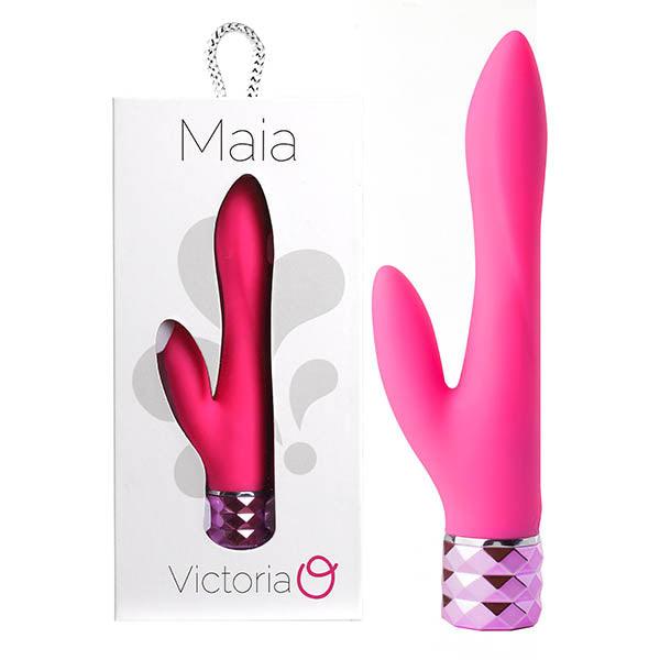 Maia Victoria - Pink 15.2 cm USB Rechargeable Rabbit Vibrator - 16-06-P1