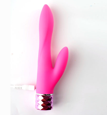 Maia Victoria - Pink 15.2 cm USB Rechargeable Rabbit Vibrator - 16-06-P1