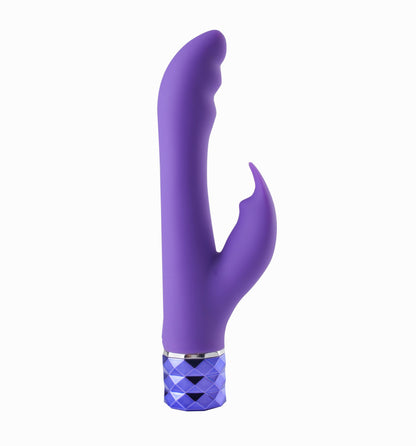 Maia Hailey - Purple 15.2 cm USB Rechargeable Rabbit Vibrator - 16-07-L2