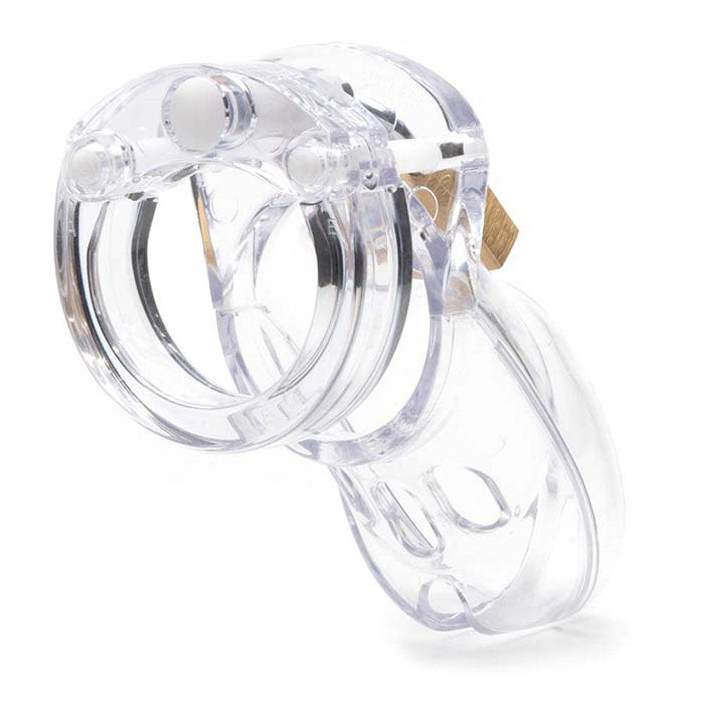 CB-3000 Chastity Cock Cage Kit - Clear - Clear 3 Inch Cock Cage Kit - 3000CLR