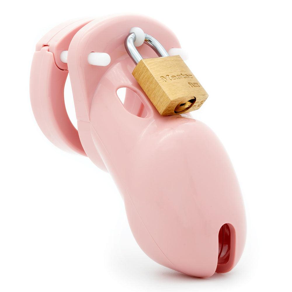 CB-3000 Chastity Cock Cage Kit - Pink - Pink 3 Inch Cock Cage Kit - 3000PNK