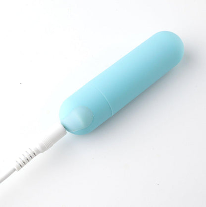 Maia Jessi - Teal Blue 7.6 cm USB Rechargeable Bullet - 330-B6