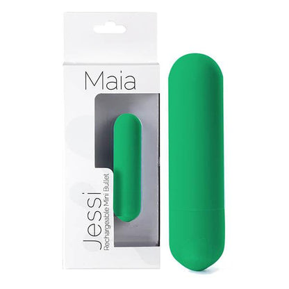 Maia Jessi - Emerald Green 7.6 cm USB Rechargeable Bullet - 330-G2