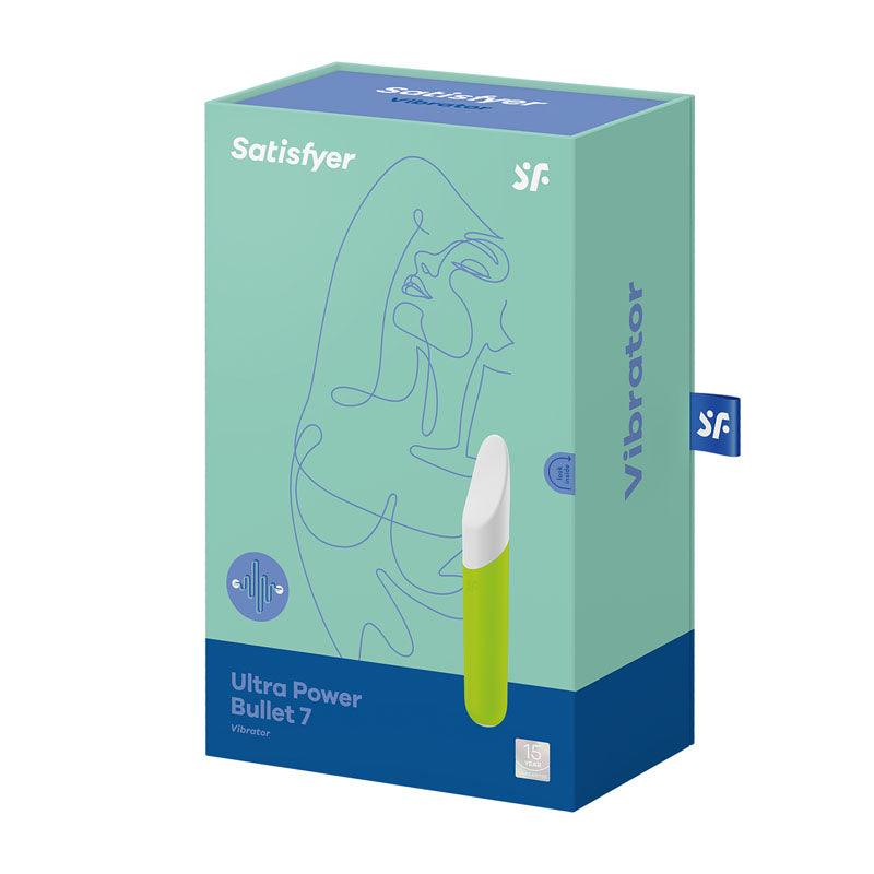 Satisfyer Ultra Power Bullet 7 - Green USB Rechargeable Bullet - 4007694