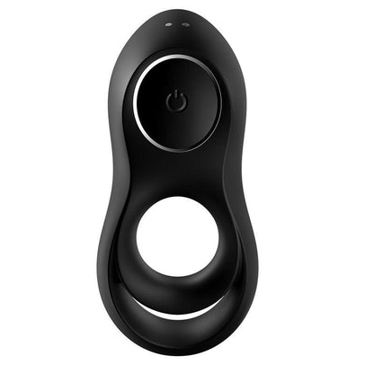 Satisfyer Legendary Duo - Black USB Rechargeable Cock & Balls Ring - 4009902