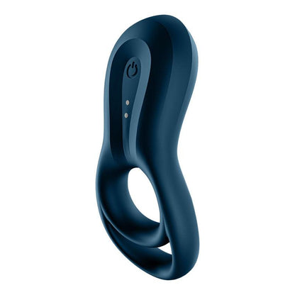 Satisfyer Epic Duo - Navy Blue USB Rechargeable Cock & Balls Ring with App Control - 4009940