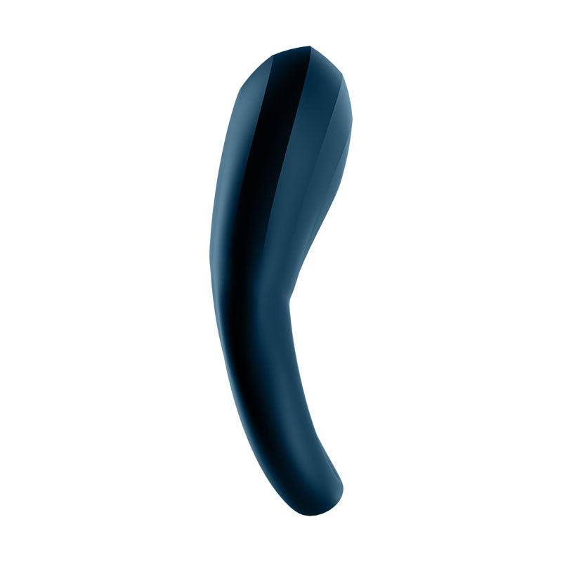 Satisfyer Epic Duo - Navy Blue USB Rechargeable Cock & Balls Ring with App Control - 4009940