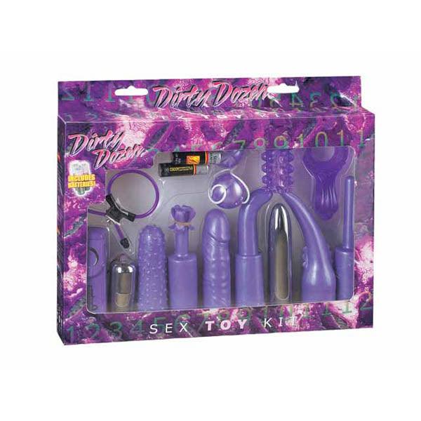 Dirty Dozen - Purple Toy Kit - 12 Piece Set - 4040MKJ-D5-BX