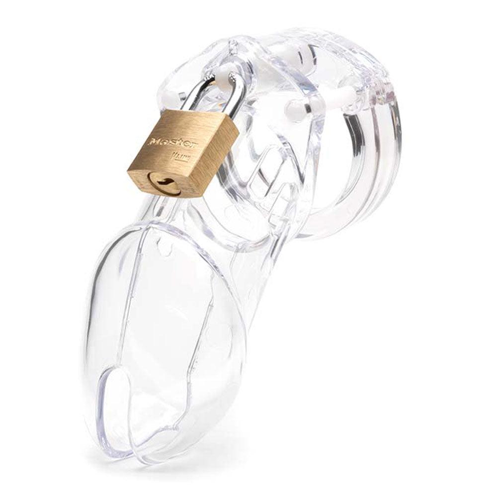 CB-6000 Chastity Cock Cage Kit - Clear - Clear 3.25 Inch Cock Cage Kit - 6000CLR