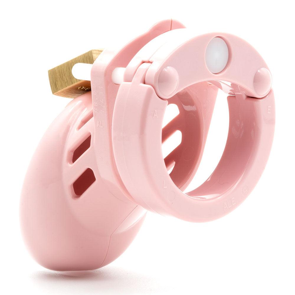 CB-6000S Chastity Cock Cage Kit - Pink - Pink 2.5 Inch Cock Cage Kit - 6000SPNK