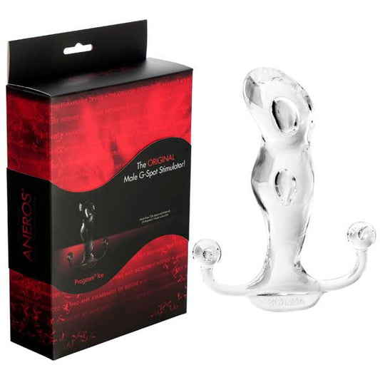 Progasm - Ice - Clear Prostate Massager - 894757001317