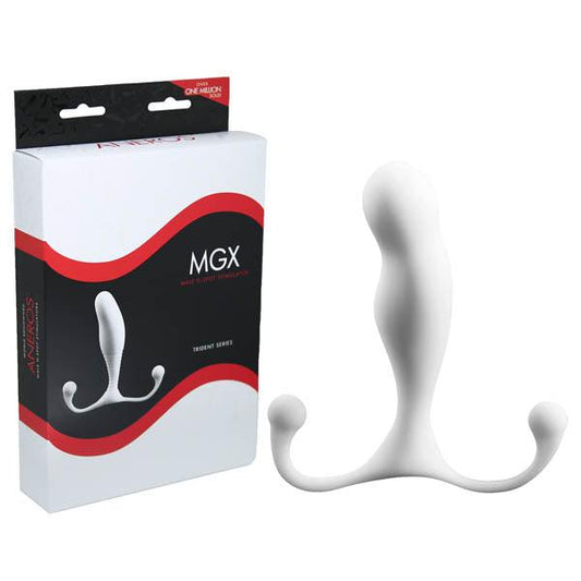 Aneros MGX Trident - White Prostate Massager - 894757001812