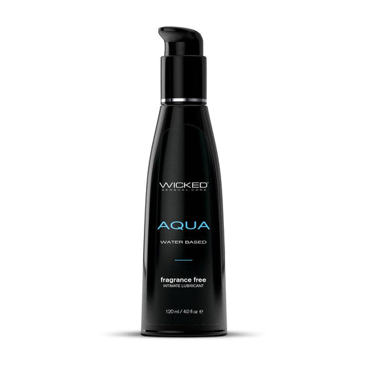 Wicked Aqua - Water Based Lubricant - 120 ml (4 oz) Bottle - 90104