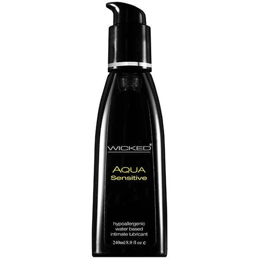 Wicked Aqua Sensitive - Water Based Lubricant - 240 ml (8 oz) Bottle - 90208