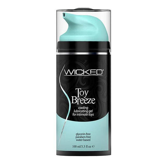 Wicked Toy Breeze - Cooling Glycerin Free Water Based Lubricant - 100 ml (3.3 oz) Bottle - 90224