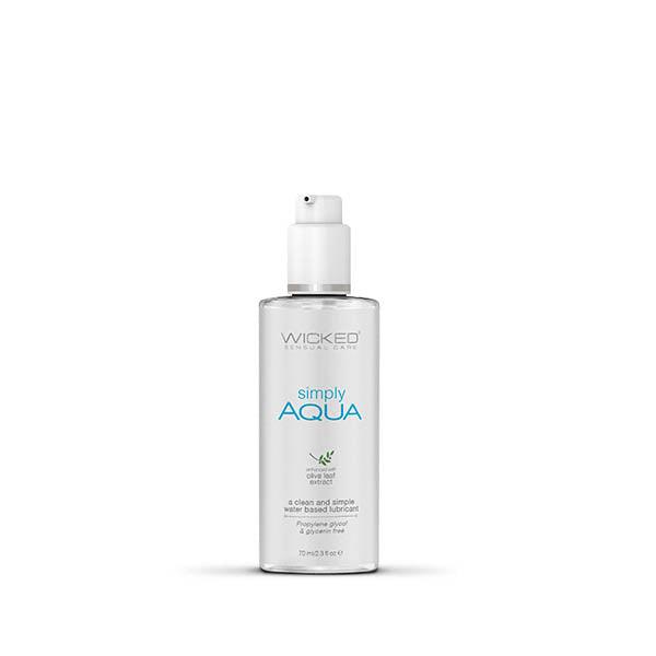 Wicked Simply Aqua - Water Based Lubricant - 70 ml (2.3 oz) Bottle - 91102