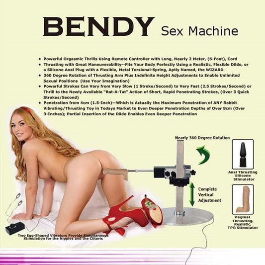 Bendy Sex Machine - Mains Powered Sex Machine - 913983