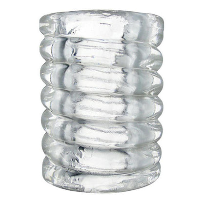 Trinity Spiral Ball Stretcher - Clear Ball Stretcher Ring - AC759