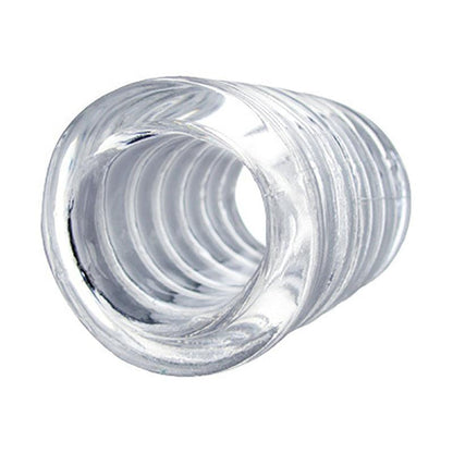 Trinity Spiral Ball Stretcher - Clear Ball Stretcher Ring - AC759