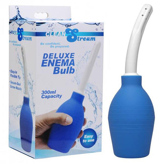 CleanStream Deluxe Enema Bulb - Blue Unisex Douche - AD914