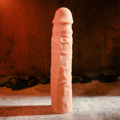 Adam & Eve Adam's 3'' Realistic Extension - Flesh 7.6 cm Penis Extension Sleeve - AE-WF-4302-2