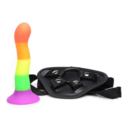 Strap-U Proud - Rainbow 18.3 cm Strap-On - AG245