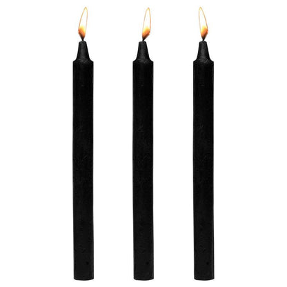 Master Series Fetish Drip Candles - Black - 3 Pack - AG364-BLACK