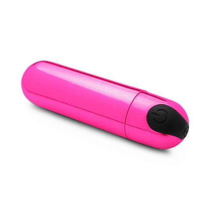 Bang! 10X Vibrating Metallic Bullet - Pink USB Rechargeable Bullet - AG656-PINK