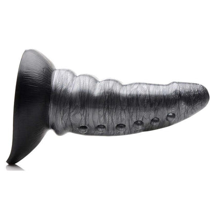 Creature Cocks Beastly Tapered Bumpy Silicone Dildo - Silver 21 cm Bumpy Dildo - AG878