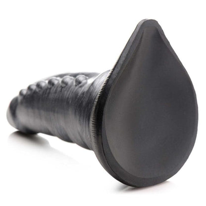 Creature Cocks Beastly Tapered Bumpy Silicone Dildo - Silver 21 cm Bumpy Dildo - AG878