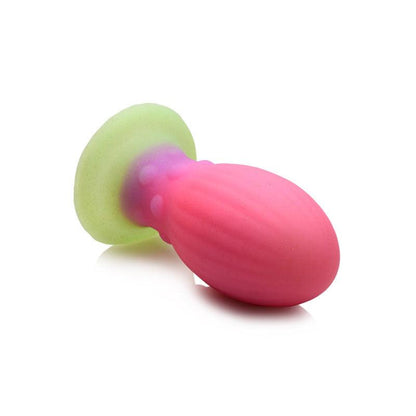 Creature Cocks Xeno Egg - Glow in Dark Pink 13.3 cm Large Fantasy Plug - AH067-LARGE