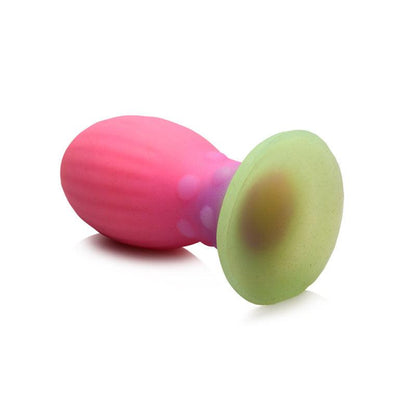 Creature Cocks Xeno Egg - Glow in Dark Pink 13.3 cm Large Fantasy Plug - AH067-LARGE