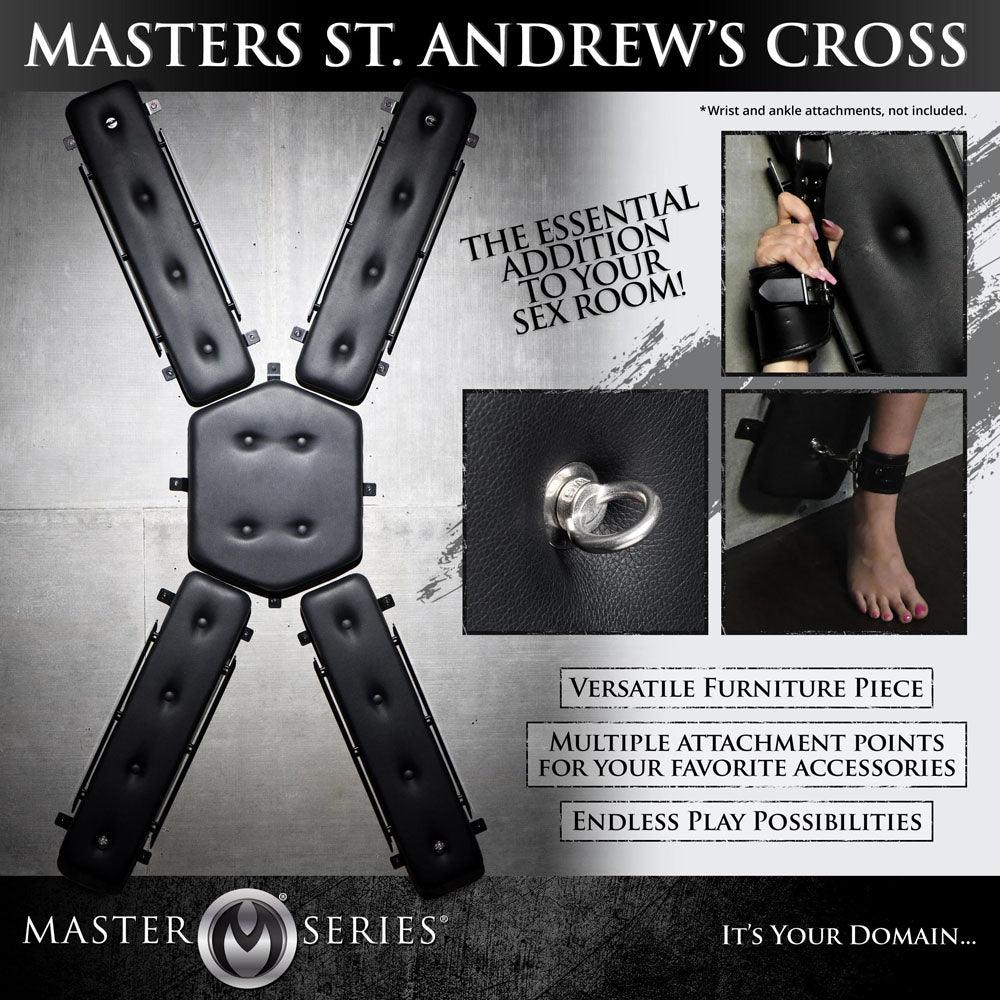 Master Series Master St Andrew's Cross - Bondage Furniture - AH138