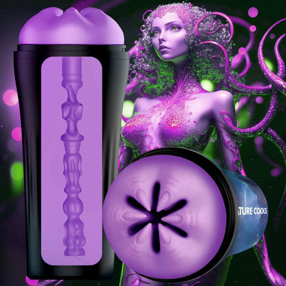 Creature Cocks Wormhole Alien Stroker - Purple Fantasy Stroker - AH240