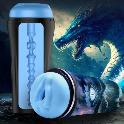 Creature Cocks Pussidon Sea Monster Stroker - Blue Fantasy Stroker - AH244