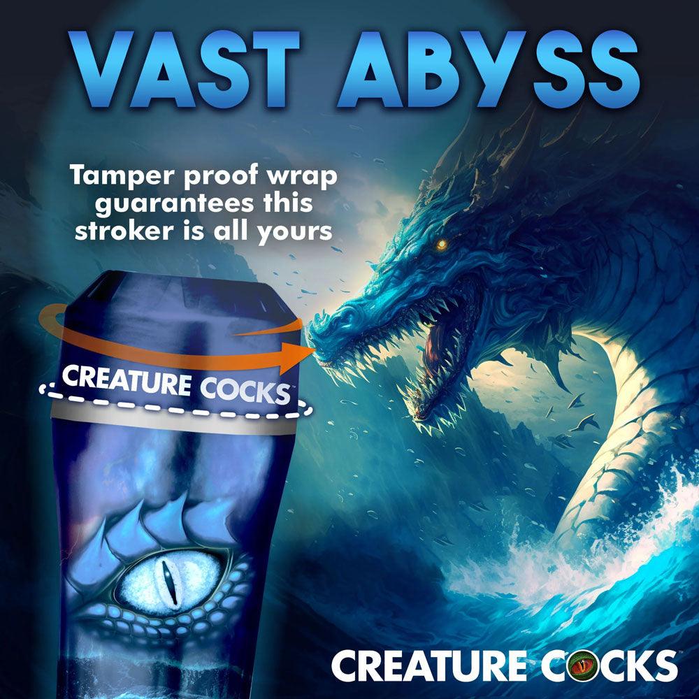 Creature Cocks Pussidon Sea Monster Stroker - Blue Fantasy Stroker - AH244