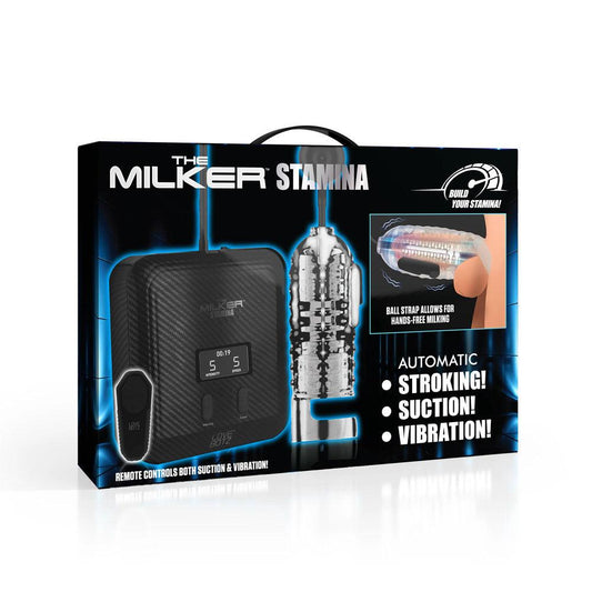 LoveBotz The Milker Stamina - Mains Powered Milking Masturbator - AH342