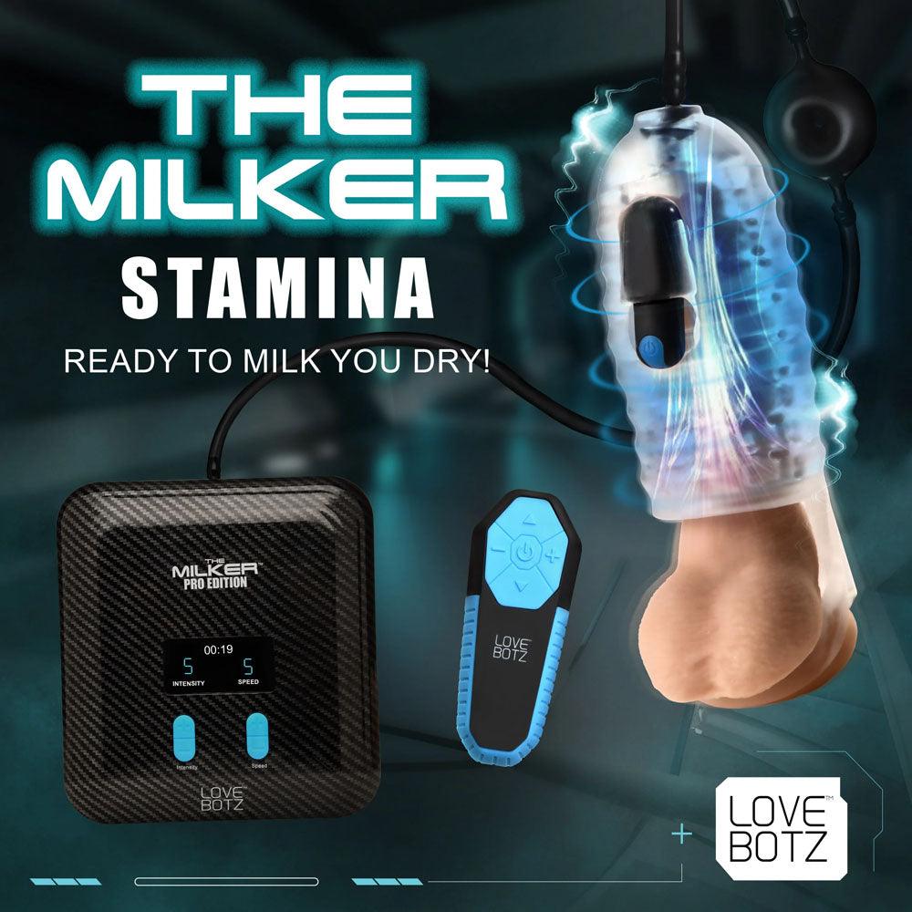 LoveBotz The Milker Stamina - Mains Powered Milking Masturbator - AH342