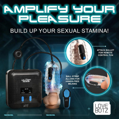 LoveBotz The Milker Stamina - Mains Powered Milking Masturbator - AH342