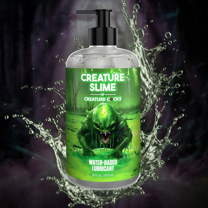 Creature Cocks Water-Based Lubricant - 473 ml - Water Based Lubricant - 473 ml Pump Bottle - AH455-16OZ