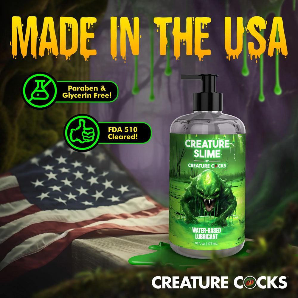 Creature Cocks Water-Based Lubricant - 473 ml - Water Based Lubricant - 473 ml Pump Bottle - AH455-16OZ