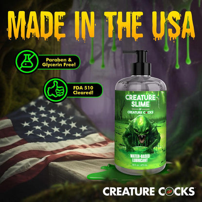 Creature Cocks Water-Based Lubricant - 473 ml - Water Based Lubricant - 473 ml Pump Bottle - AH455-16OZ