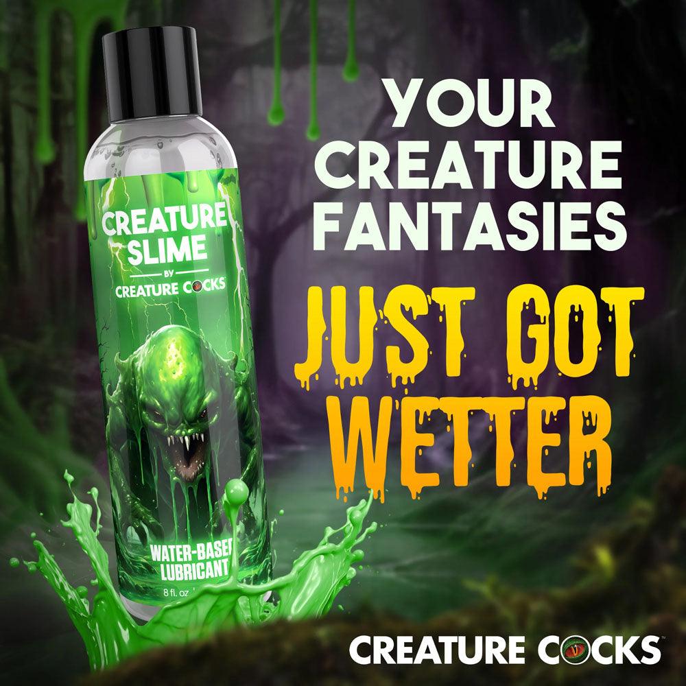 Creature Cocks Water-Based Lubricant - 236 ml - Water Based Lubricant - 236 ml Pump Bottle - AH455-8OZ