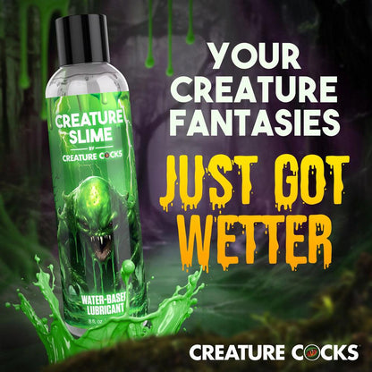 Creature Cocks Water-Based Lubricant - 236 ml - Water Based Lubricant - 236 ml Pump Bottle - AH455-8OZ