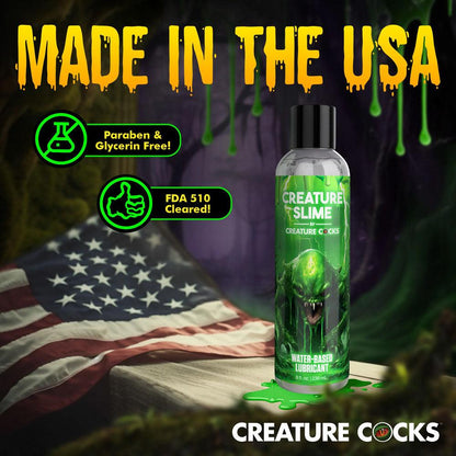 Creature Cocks Water-Based Lubricant - 236 ml - Water Based Lubricant - 236 ml Pump Bottle - AH455-8OZ