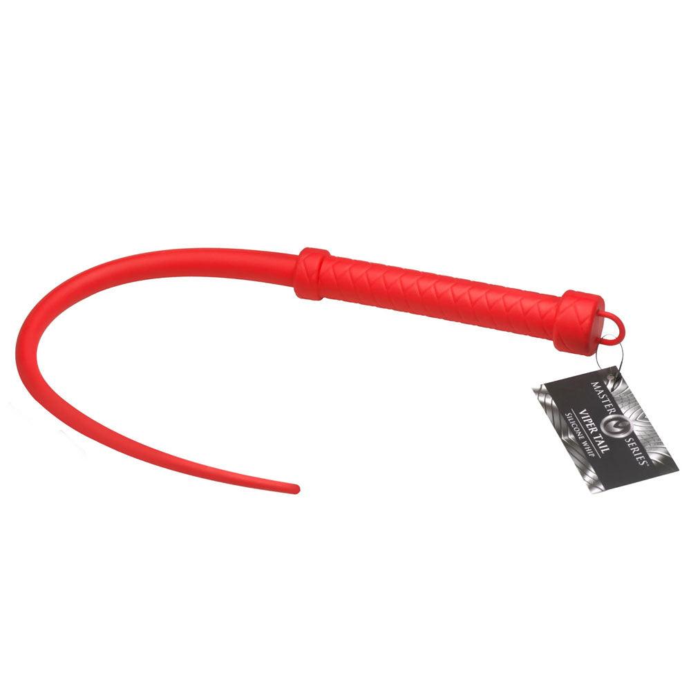 Master Series Viper Tail - Red - Red Silicone Whip - AH512-RED